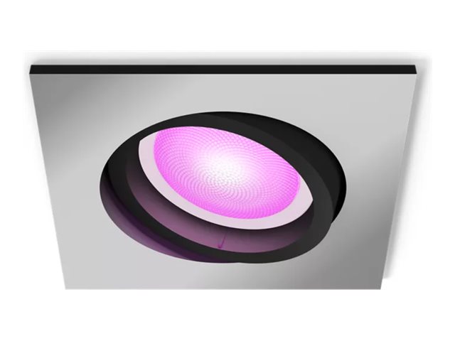 Philips Hue White And Color Ambiance Centura - Indlejret Spotlys - Led-Spot Lyspære - Gu10 - 4.2 W - Klasse E - 16 Millioner Farver/Varmt Til Køligt