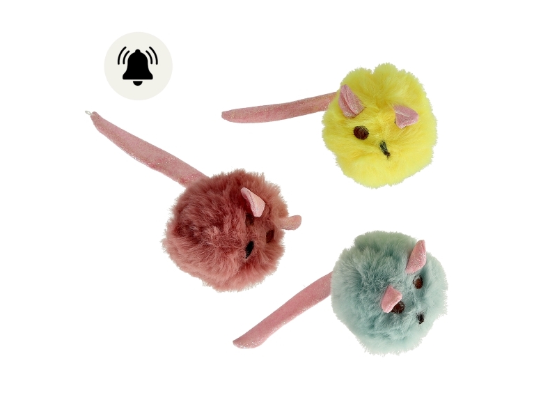Dogman Katzenspielzeug Maus Mit Pingla 6Cm