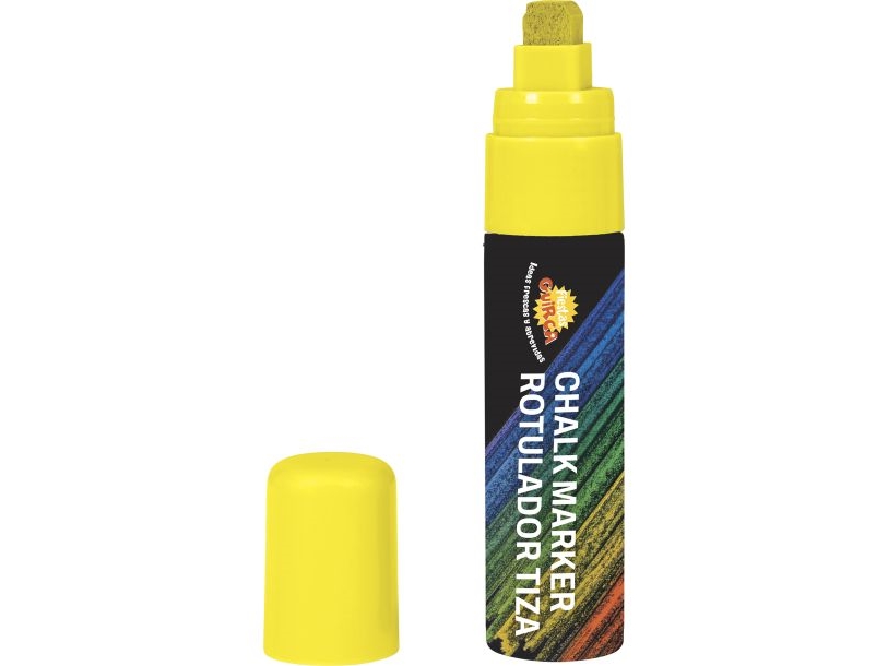 Gelber Flüssigkreidestift