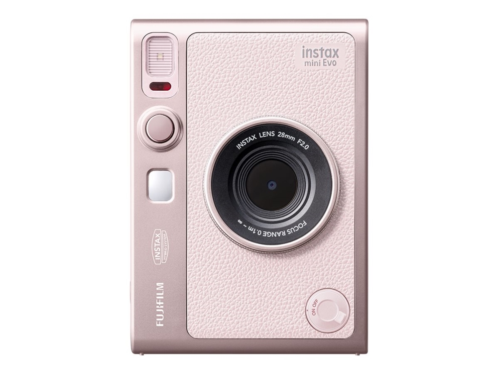 Fujifilm Instax mini Evo - Digitalkamera - kompakt med omedelbar fotoskrivare - Bluetooth - gentle rose | Foto och video - Analog kamera - Instantkamera | GameStuff