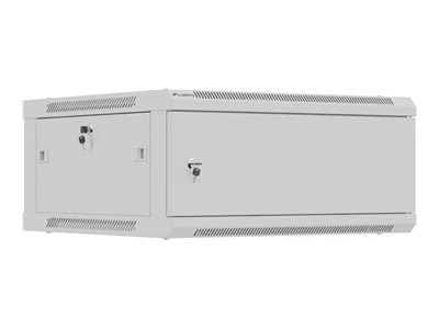 19" 4U 600X600 Grau Metalltür Lanberg Rack Einbauschrank (Flat Pack)