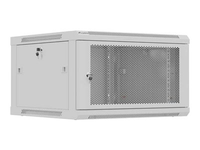 19" 6U 600X600 Grau Lanberg Lochtür Einbaurack (Flat Pack)