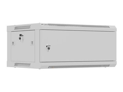 Lanberg 19" Rack Hänge-Installationsbox 4U 600X450 Grau Metall Türen (Flat Pack)