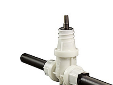 Hawle skydeventil med PE100-SDR11 ben 63 mm. PN16. POM