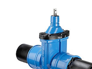 Hawle E3 Skydeventil med PE100-SDR17 ben 63 mm PN10. Duktiljern