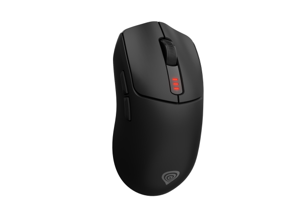 Genesis Gaming Maus Zircon 500/Gaming/Optisch/10.000Dpi/Kabellos Usb + Bluetooth/Schwarz