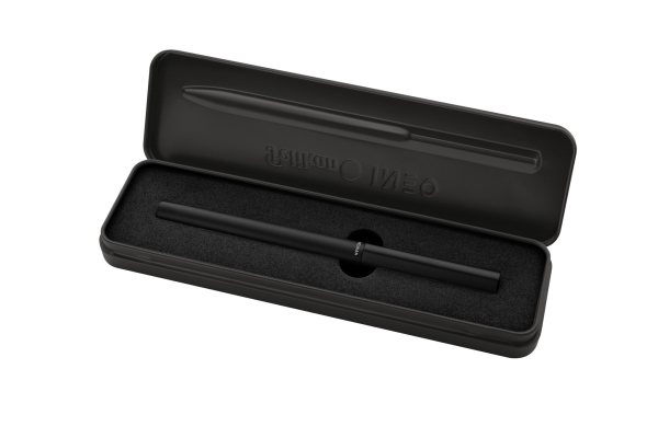 Pelikan 823654, Sort, Påfyldningssystem til patron, Blå, Rustfrit stål, Mellem, Gaveæske