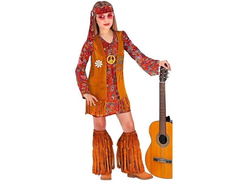 Hippie-Mädchenkostüm