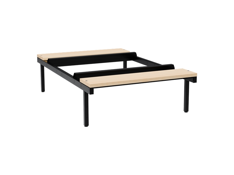 Siddebænk Birk, Dobbel 900X800mm