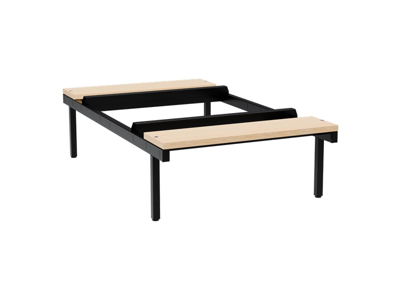 Siddebænk Birk, Dobbel 800X800mm