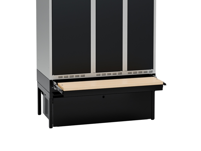 Untergestell Mit Schublade Und Sitzbank, 1000X550 Mm