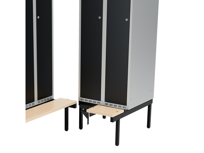 Siddebænk birk, hjørne 800x550mm