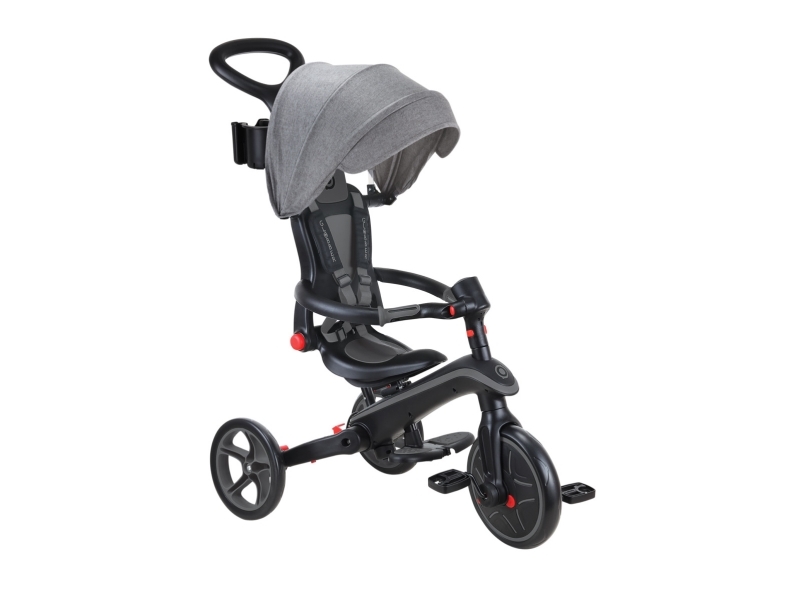 Globber 732-120, 0,1 Jahr(E), 3 Rad/Räder, Schwarz, Grau