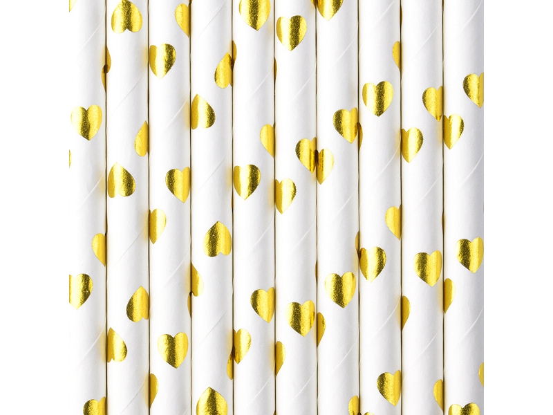 Partydeco Spp7m-019, Gold, Weiß, Papier, 195 Mm, 10 Stück(E), 72 Mm, 270 Mm