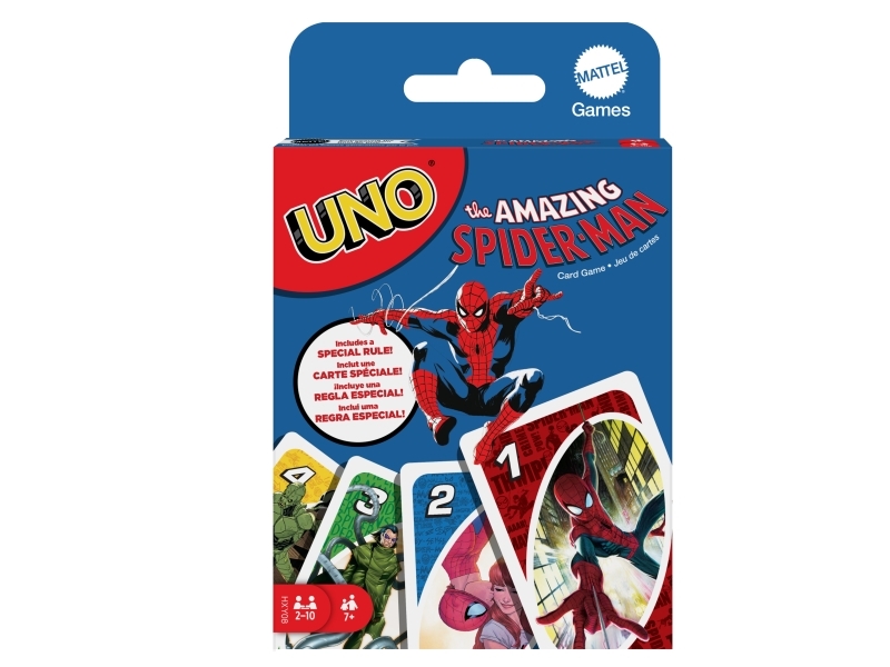 Games Uno The Amazing Spider-Man, Kartenspiel, Abwurf, 7 Jahr(E)