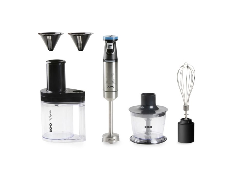 Domo Do9254m, Nedsænkning Blender, 1,25 M, 800 W, Sort, Rustfrit Stål