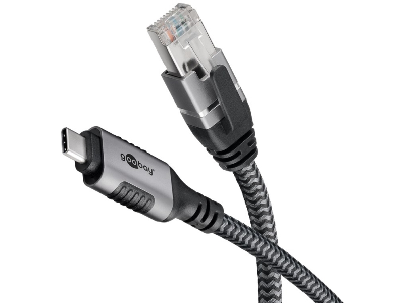 Goobay USB-C 3.1 til RJ45 netværksadapter 7.5 m CAT6 1 Gbit/s