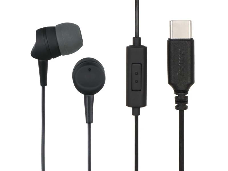 Hama 00184192, Ledningsført, Opkald/Musik, 20 - 20000 Hz, 13 G, Headset, Sort, Mørkegrå