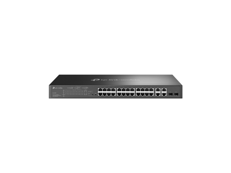Tp-Link Omada 24-Port 10/100Mbps + 4-Port Gigabit Smart Switch With 24-Port Poe+, Managed, L2, Fast Ethernet (10/100), Power Over Ethernet (Poe), Rac