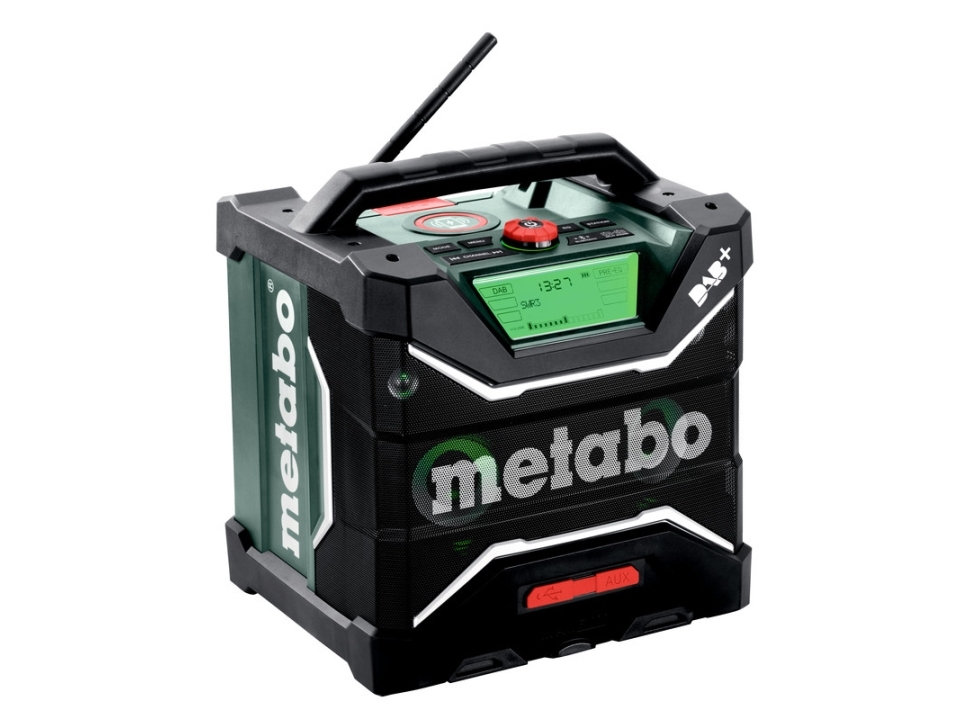 Metabo RC 12-18, Arbetsplats, Analog och digital, DAB+, FM, 87,5 - 108 MHz, 174,928 - 239,2 MHz, 174 - 240 MHz | Elverktyg - Övriga maskiner - Byggarbetsplats radio | GameStuff