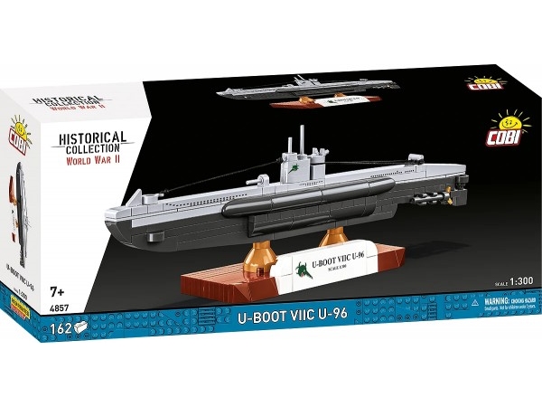 Cobi tysk ubåd type VIIC 1:300 (4857)