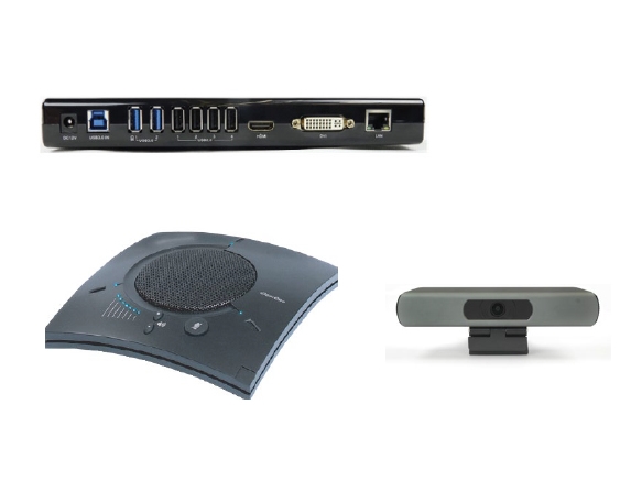 Clearone Collaborate Versa 50, Cmos, 120°, Schwarz