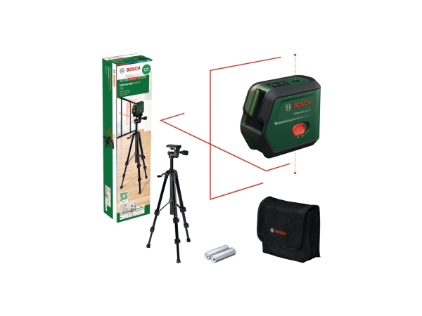 Bosch korslinje laser UniversalLevel 2 UNI Set Standard (0603663F01) | Verktyg & Verkstad - För verkstaden - Lasermätare | GameStuff