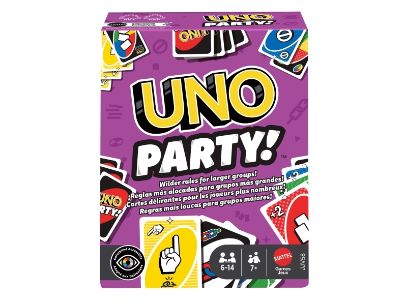 Mattel Uno-Karten Party (Aktualisiert) (Jjv58)
