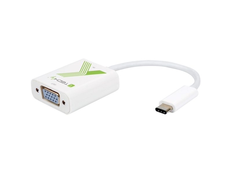 Techly - Ekstern Videoadapter - Usb-C - Vga