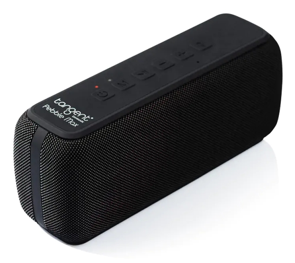 Tangent Pebble Max, 10 W, Wired & Wireless, Stereo Portable Speaker, Black, Rectangle, Buttons