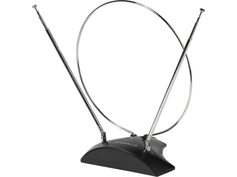 Vivanco Vvantcircle2an, Indendørs, Sort, Dvb-T, Dvb-T2, Dab, Dab+, Fm, Ukw, 494 G, 1 Stk