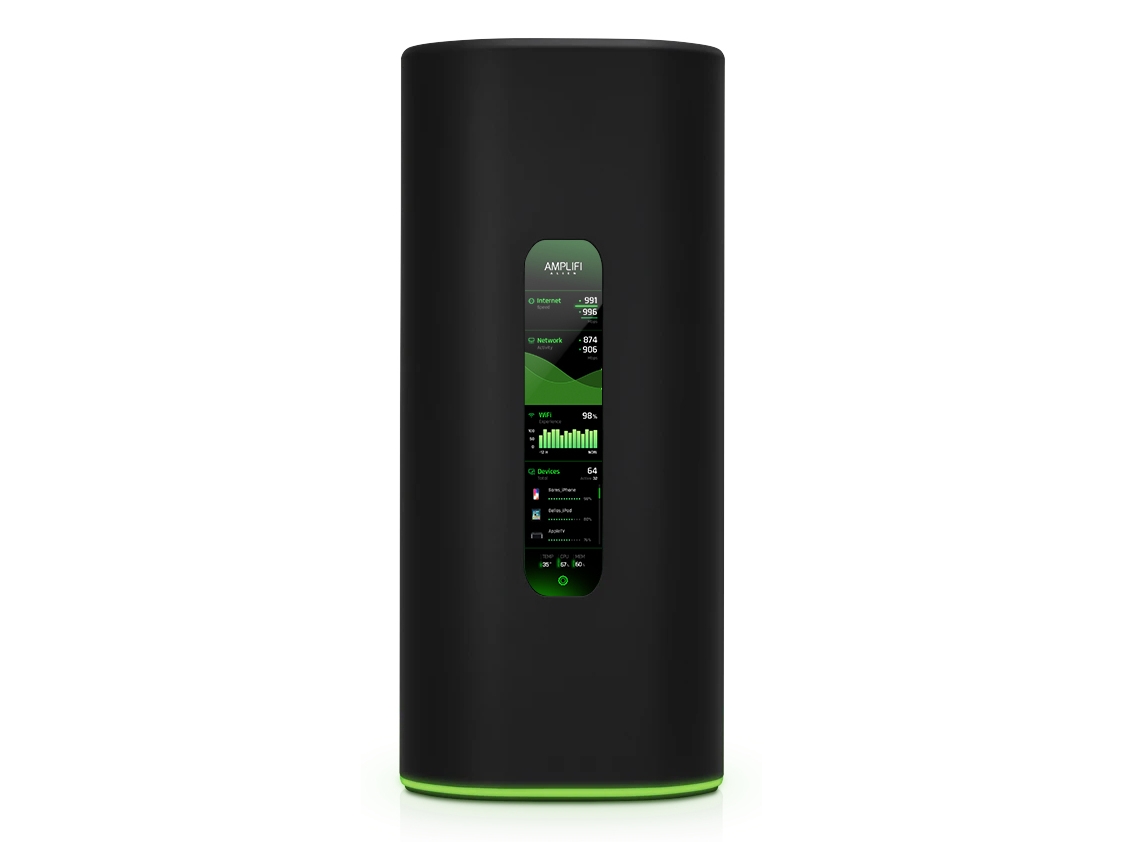 Ubiquiti Amplifi Alien Router, Wi-Fi 6 (802.11Ax), Dual-Band (2,4 Ghz / 5 Ghz), Ethernet Lan, Sortierung, Bordplade Router