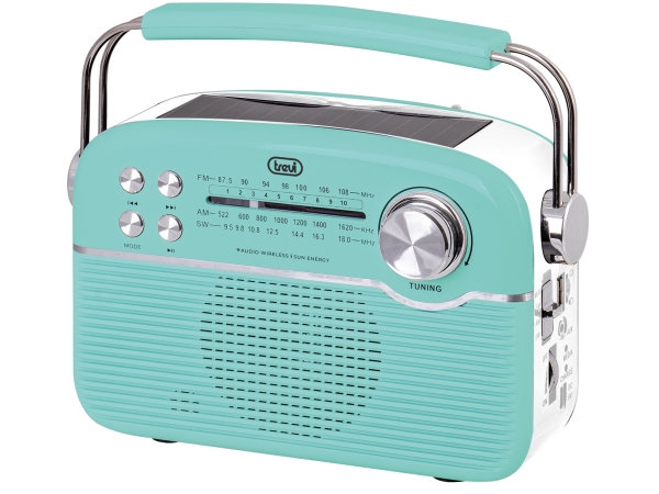 Trevi Ra 7F50 Bt, Persönlich, Analog, Am, Fm, Sw, Usb Typ-C, Grün, Einfarbig