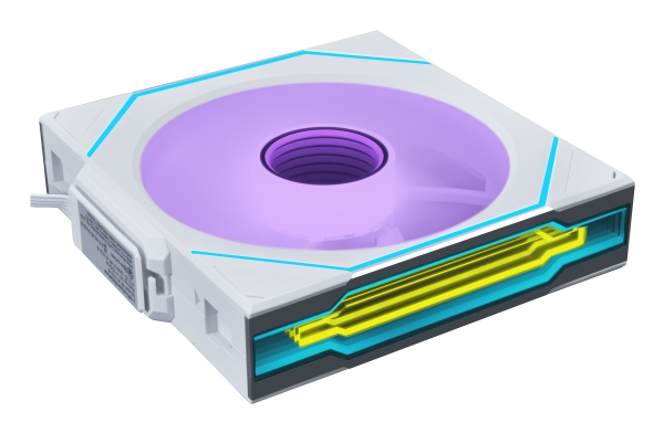 Lian Li Uni Fan Sl-Inf, Ventilator, 12 Cm, 2100 Rpm, Hvid