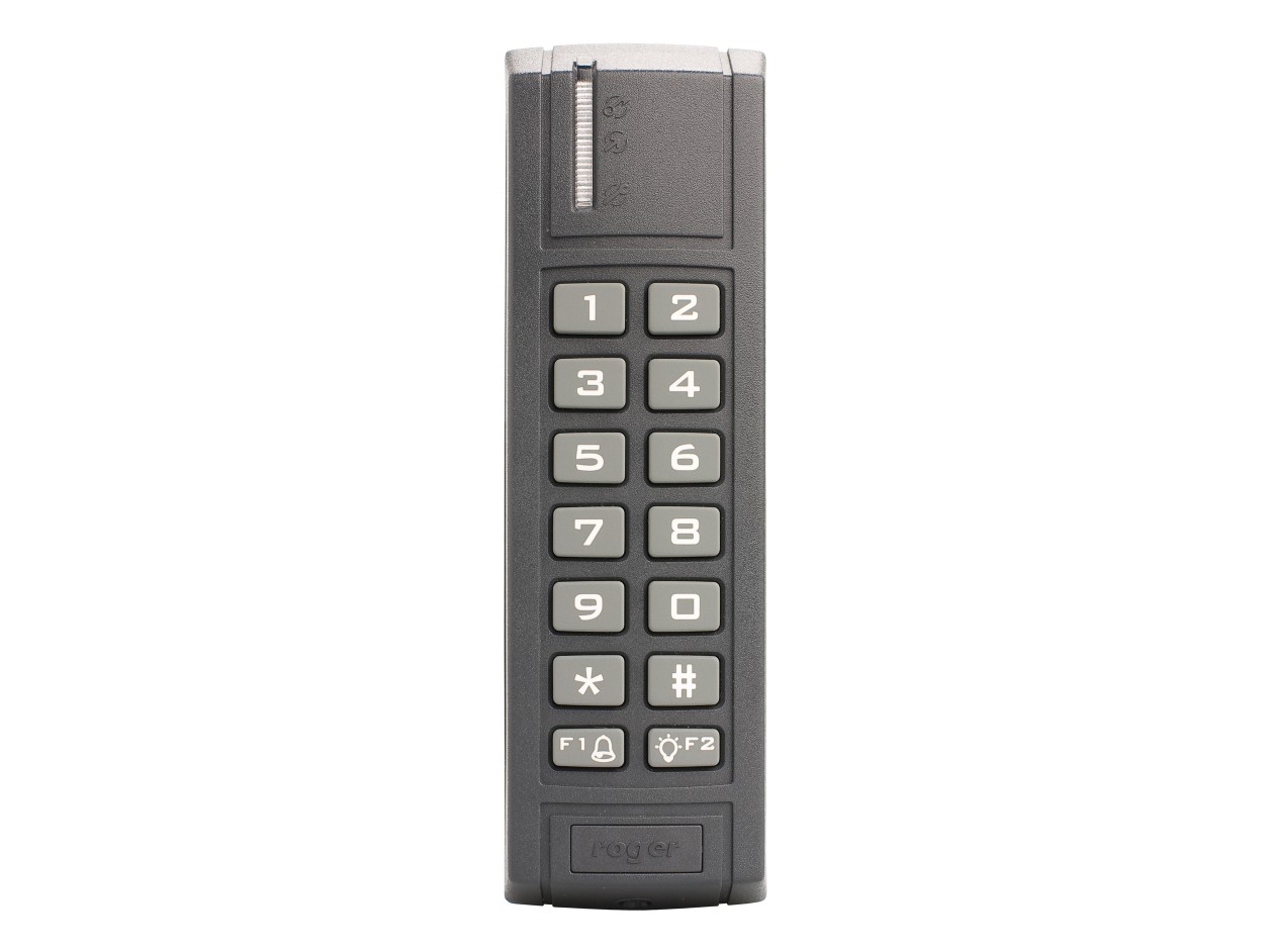 Roger Mct12e-Io, Indgangskontrolterminal, Kodelæsning, Adgang, Chip/Kortlæser, Adgang