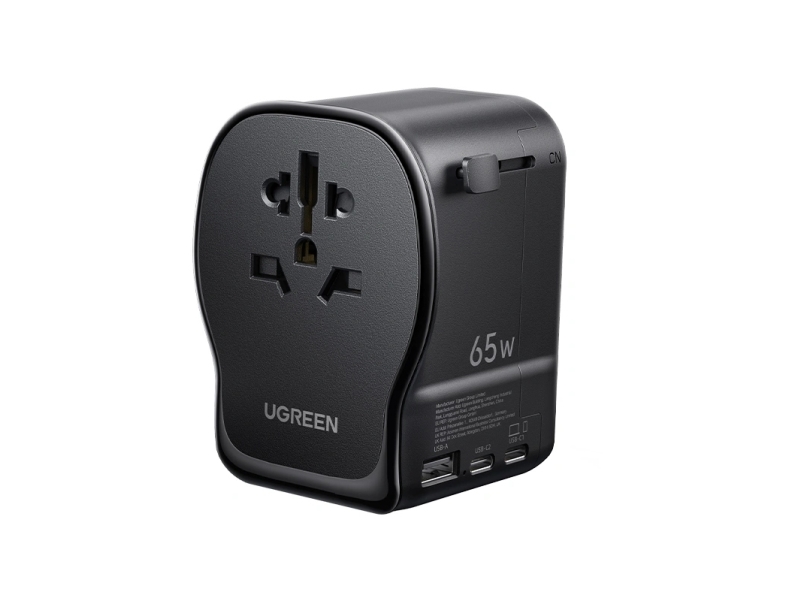 Ugreen S550 Universal Reiseladegerät Adapter, 65W, 2X Usb-C, 1X Usb-A