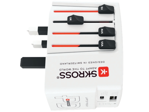 World Travel Charger Ac65pd World Usb-A+Usb-C Pd 65W Med Jordforbindelse