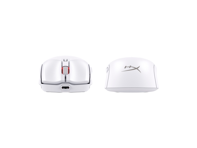 HyperX Pulsefire Haste 2 Mini – trådlös gaming-mus (vit), Ambidextrous, Optisk, RF Wireless + Bluetooth + USB Type-A, 26000 DPI, Vit | Spel - Gamingmöss & Tangentbord - Gaming möss | GameStuff