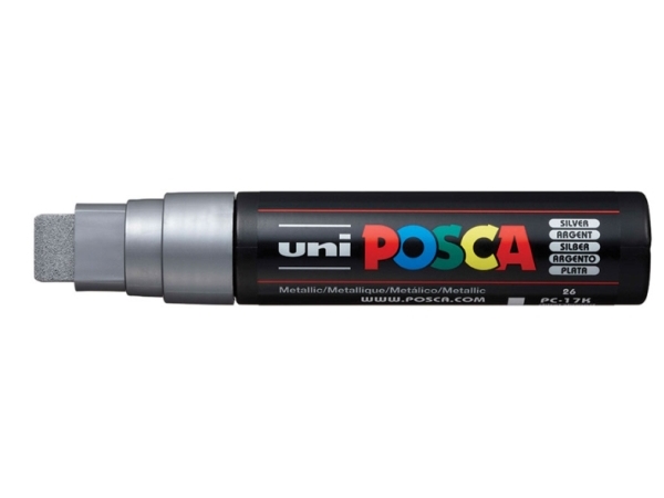 Posca Pc-17K Silber, Silber, Mehrfarbig, 1 Farben, Extradick, Tinte Auf Wasserbasis, Meißel