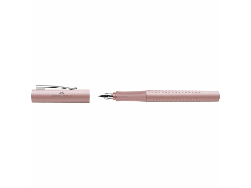 Faber-Castell Grip 2011, Rose, Påfyldningssystem til patron, Rustfrit stål, Bold, Ambidextrous, 1 stk