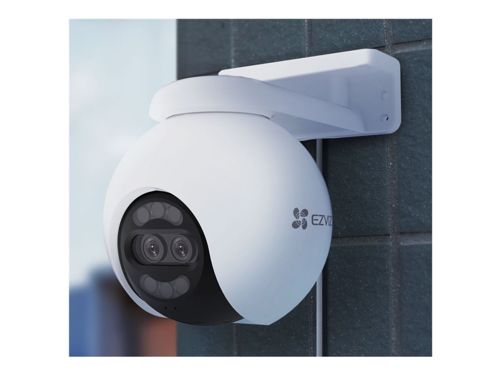 Ezviz H80x Dual 4K, Ip-Sicherheitskamera, Innen & Außen, Verkabelt & Kabellos, Decke/Wand, Weiß, Sphärisch