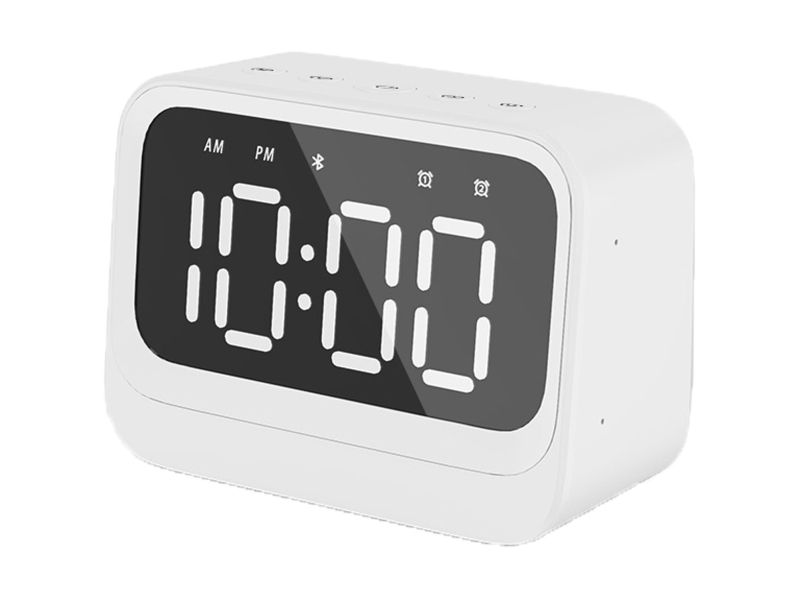 Klocka Alarm Bluetooth-högtalare Vit | Huset - Säkerhet & Larm - Klockor och väckarklockor | GameStuff