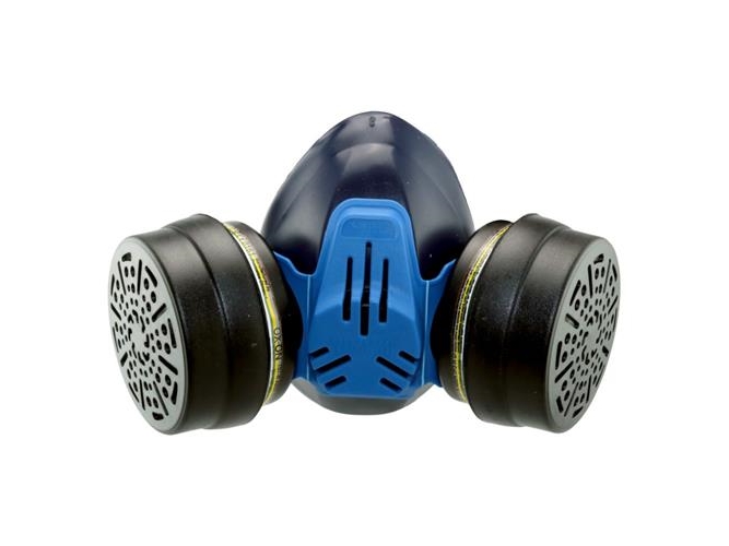 OX-ON halvmaskekit - Chemical Comfort - inkl. 2 stk A1 B1 E1 K1 P3-filtre