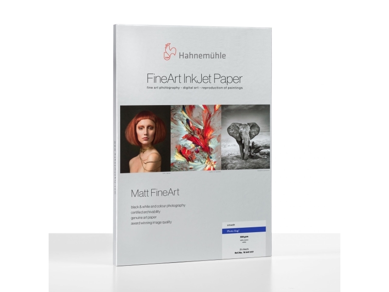 Hahnemühle 10641616, Matt, 308 G/M², Inkjet, A2, White, 25 Pc(S)