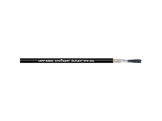 Lapp ÖLFLEX VFD 2XL, Mellemspændingskabel, Sort, Termoplastisk elastomer (TPE), Tværbundet polyethylen (XLPE), Kobber, 6 mm²