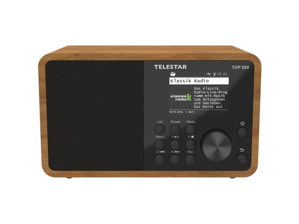 Imperial Telestar Top 200 Holz Multifunktionsradio Dab+/Ukw/Internet (5701200)