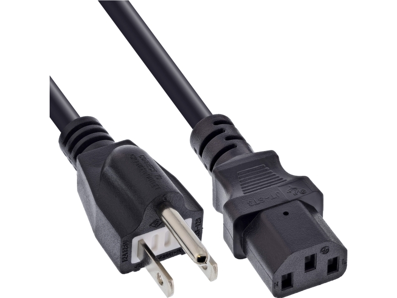 Inline B-16658J, 1,8 M, Strømstik Type B, Iec C13