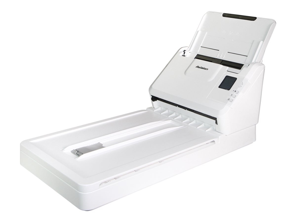 Avision Ad340g(F) Series Ad340gfn - Dokumentscanner - Cmos / Cis - Duplex - Maks. Scanningsbredde: 8.5" - A4/Legal - 1200 Dpi X 1200 Dpi - Op Til 40
