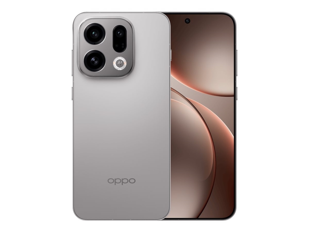 OPPO Find X9 – 5G smartphone – dual-SIM – RAM 12 GB / Intern hukommelse 512 GB – OLED-skærm – 6.59 – 2760 x 1256 pixels (120 Hz) – 4x bagkameraer 50 MP, 50 MP, 50 MP, 2 MP – front camera 32 MP – titangrå