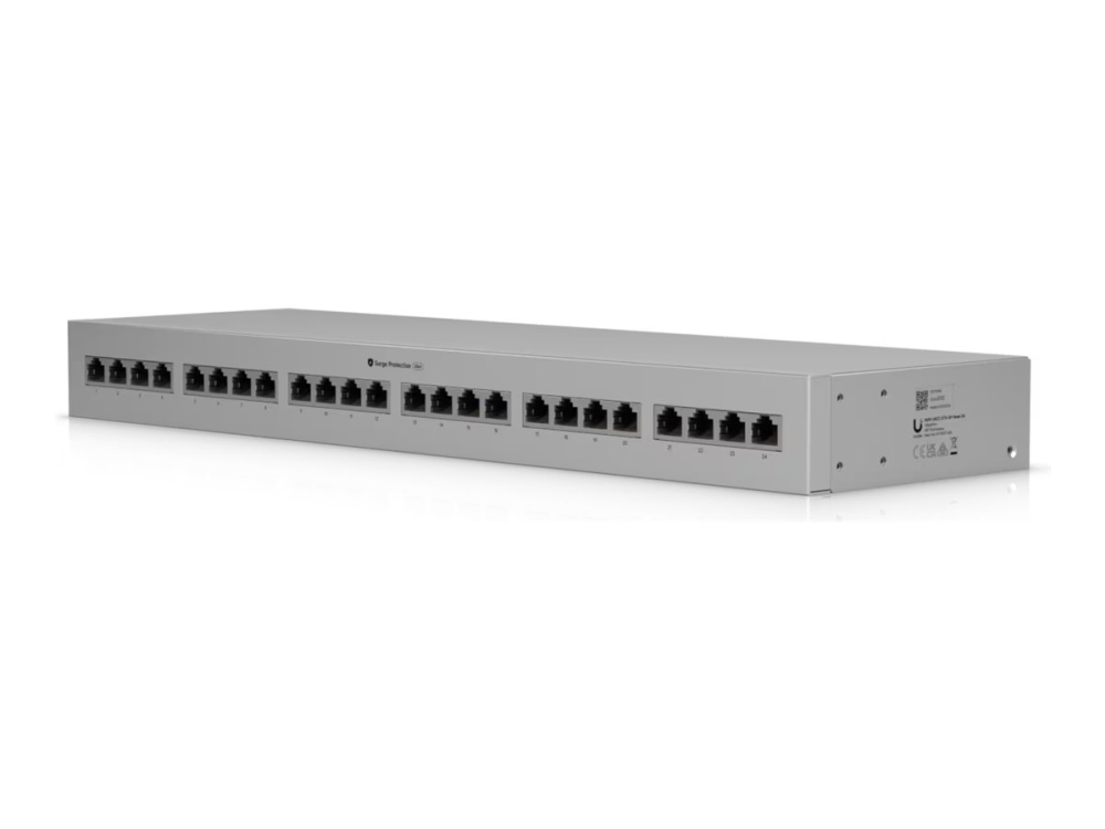 Ubiquiti Unifi - Überspannungsschutz (Rack-Version) - Innenbereich - Ausgangsanschlüsse: 24 - 1U